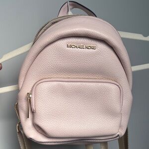 Michael Kors Blush Leather Backpack